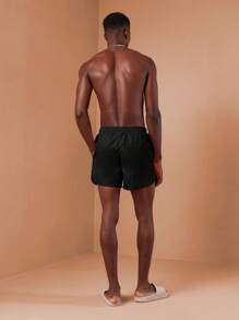 SUMWON Shorts curvos de playa para voleibol, natación, ropa de playa informal, ropa de estar por la casa en verano, trajes de baño ligeros para resort