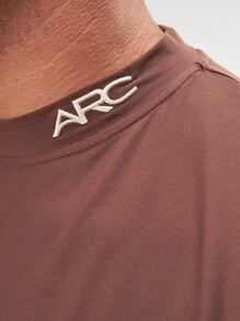 Luxsoft Oversized T-Shirt - Brown - View 4
