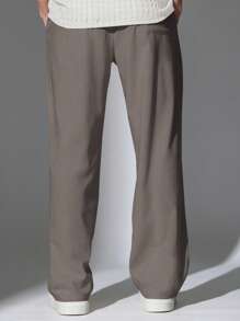 SUMWON 宽松溜冰阔腿裤经典休闲宽松休闲裤