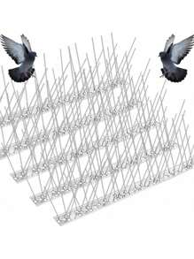 Bird Deterant Spinners Of Stainless Steel Bird Spikes For Pigeon And Other Small Birds Stainless Steel Bird Spikes Pigeon Spikes Anti-Bird Nails Bird Repellent Metal Anti-Bird Nails Bird Repellent Metal Bird Deterant Spinners Of Stainless Steel Bird Spikes For Pigeon And Other Small Birds - Multicolor - View 2