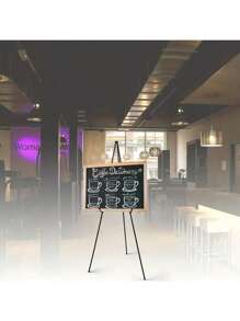 婚礼画架架，即时地板海报轻便可折叠便携带三脚架底座生日婚礼户外装饰，婚礼和海报迎宾板架，便携式耐用可调节展示画架，用于照片展示、办公室演示、活动、展览、派对、家庭 - 彩色 - 查看 8