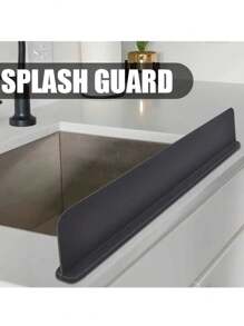 1 pieza Protector salpicaduras clásico de silicona con ventosas, barrera impermeable para fregaderos de cocina y laboratorio, cubas para lavar platos y verduras, disponible en varios colores, fácil de instalar, evita derrames de agua y protege mostradores, perfecto para uso doméstico y profesional, protección de mostrador | Diseño clásico | Flexible