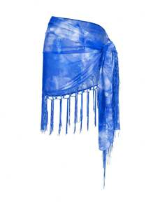 Opulessa Vacation Printed Wrap Around Cover Up Smock For Women - Multicolor - View 1