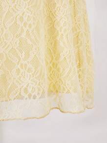 Spitze-Trägerteppich-Kleid, elegant für zierliche Teenager Mädchen