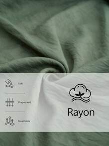 Aalyst Summer 2025 New Criss-Cross Waist Design Green Casual Women's Shirt With Countryside Vibe