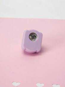 1PC Cute Heart-Shaped Paper Punch For DIY Scrapbooking, Card Making, Crafting – Valentine's Day, Journal Supplies, Handmade Art Crafts, Office Stationery