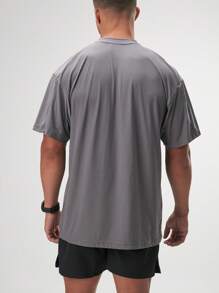 Luxsoft Oversized T-Shirt - Grey - View 2