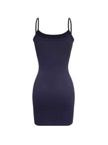 INAWLY Vestido largo de mujer con tirantes delgados y de un solo color, apto para uso casual y de vacaciones