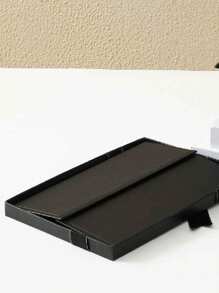 1pc Foldable Bowknot Ribbon Tied Lid Gift Box For Shoes And Clothes, Birthdays, Parties, Valentine's Day, Black Valentine's Day, Valentines Wedding, Birthday,Suplies,Decorations