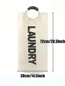 SHEIN سلة غسيل كبيرة قابلة للطي، قائمة بذاتها، من قماش أكسفورد، لتخزين الغسيل القذر، طوي، مقبض، مناسبة للسكن والمنزل والسفر (متعددة الألوان). - متعدد الألوان - مشاهدة 10