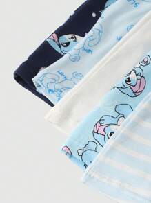 5pcs Young BoyCute Rabbit & Animal Print Boxer Briefs, Comfortable Soft Casual Underwear - Multicolor - View 10