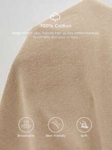 Easowa 方领褶皱胸罩杯高开衩后背系带蝴蝶结腰部 A 字中长连衣裙，休闲度假优雅女士街头服饰，采用棉质面料 - 杏色 - 查看 9