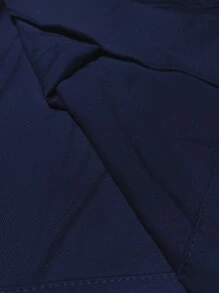 SHEIN LUNE Plus Size Women's Solid Color Pleated Sleeve Blazer In Fall/Winter