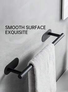 1 pieza Barra para toallas, portarrollos de papel higiénico, anillo para toallas de acero inoxidable, barra para almacenar, nuevo gancho de pared para el baño - Multicolor - Ver 14