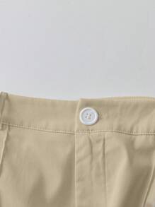 Franclia Women's Plain Colored Casual Commuter Pants Fall Cloth For Women - Coffee Brown - View 5