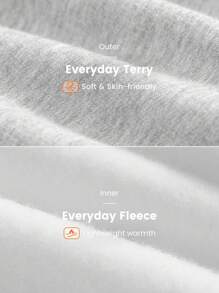 GLOWMODE 日常羊毛舒适宽松可调节抽绳腰部基本款慢跑裤带侧袋日常休闲