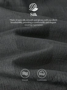 Ontre Women's Casual Black Blazer: Thigh-Length Cap Sleeve Woven Fabric Jacket With Lapel Neckline And Pockets, Semi-Sheer And Perfect For Summer - Black - View 4