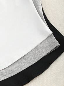 Sweetra 纯色立领修身优雅时尚无袖上衣，夏季 - 彩色 - 查看 4