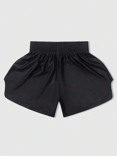 Anime Men's Boxing Shorts With Dragon Street American Design, Decorated With Sparkling Rhinestones