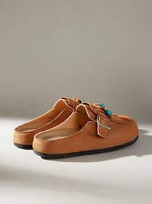 Solecia 时尚休闲女士平底鞋，舒适百搭 - 棕色 - 查看 4