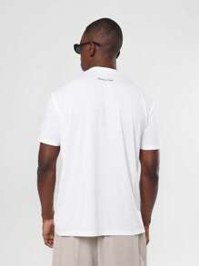 SUMWON Essential Premium Crew Neck Basic Short Sleeve Summer Lightweight Casual Weekend Everyday Staple Tee - White - View 2