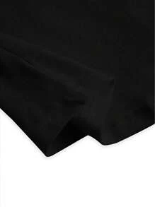 Women's Casual Skull & Letter Print Round Neck Short Sleeve T-Shirt, Summer - Black - View 4