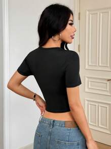 VaVaBold 短袖印花T恤图案T恤女式上衣