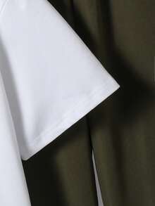 Vacaura 2 件青少年男孩套装：Polo 衫和宽松裤子，柔软舒适，百搭韩版风格