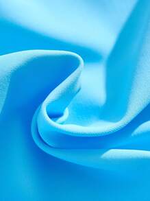 Tween Girl Light Blue Sweet Solid Color English Letter Print Comfortable Fashion One-Piece Swimsuit With Bottoms Sky Blue Swimsuit Girls California Swimsuit Girls Sky Blue Swimsuit Girls Tankini Swimsuit Set Girls Swimsuit With Shorts Two Piece Swimsuit For Girls Girls Sky Blue Swimsuit Set Girls Tankini Swimsuit With Shorts Aqua Blue Kids Swimsuit Girls Swim Set - Baby Blue - View 4