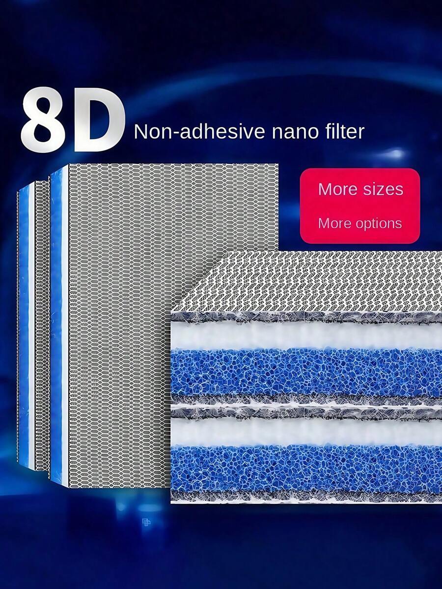 High-Density Biochemical Filter Cartridge For Aquarium Water Purification8D Non-Stick Filter Element, Premium Filter Cartridge Suitable For Transparent Aquariums - Multicolor - View 1