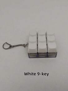 猫形钥匙扣减压玩具，机械键盘开关测试器，钥匙扣，桌面装饰，电话吊坠，创意新奇抗焦虑流行减压玩具