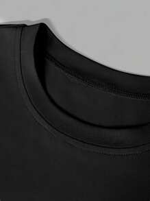 Women's Black NY Letter Print Loose Fit Round Neck Short Sleeve T-Shirt, Casual Summer Top, Elegant & Comfortable Design, Suitable For Everyday Wear, Oversized New York T-Shirt, Vintage Style