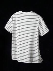 NEON BLANC 男士针织条纹圆领短袖 T 恤 青少年男孩服装>青少年男孩 T 恤