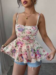 Selianne Áo nữ mùa hè in họa tiết, thanh lịch và lãng mạn - Nhiều màu - Xem 4