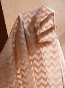 MOTF PREMIUM CUTOUT CHEVRON PATTERN COVER UP DRESS