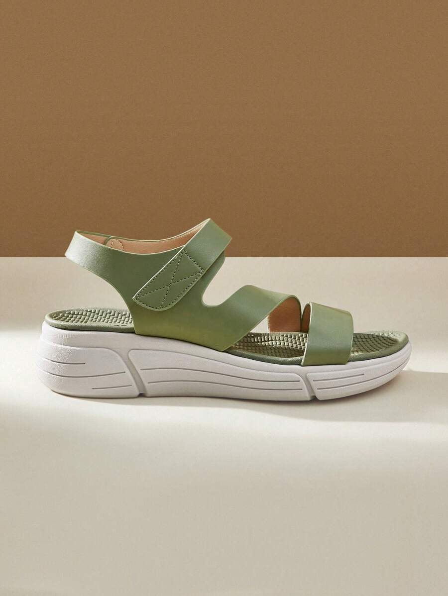 CUCCOO EASI Sandalias deportivas casuales de suela suave para mujeres 2025 - Verde - Ver 1