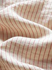 Loomiva 适合小男孩的彩色条纹长袖开衫，百搭又舒适 - 米色 - 查看 10