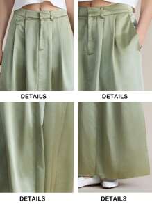 Saia Longa Feminina de Verão Maxissaia Solta com Estampa Sólida Briarwyn, Looks de Férias Femininos, Looks do Orgulho Feminino, Looks de Férias na Praia Femininos, Looks de Aniversário Femininos, Looks de Balada Femininos, Maxissaia Verão Feminina Sexy e Volumosa, Maxissaia Longa Feminina para Convidado de Casamento, Maxissaia Longa Feminina para Sair, Estilo Clássico e Elegante Y2K, Estilo Dinheiro Antigo Feminino - Verde - Visão 9