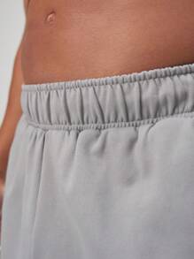 ARC Activewear Performance Shorts Running Basketball Quick Dry Fitness Gym Workout Training Training Shorts - Grey - View 4