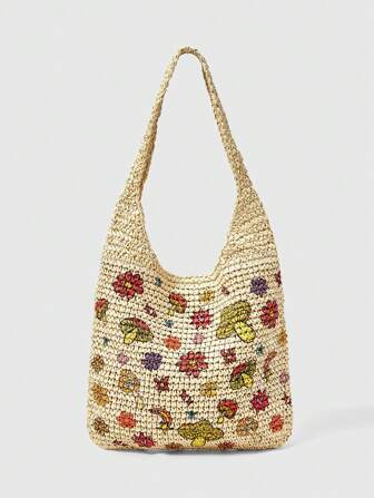 Fairycore Women Mushroom Design Crossbody Shoulder Bag For Daily Use