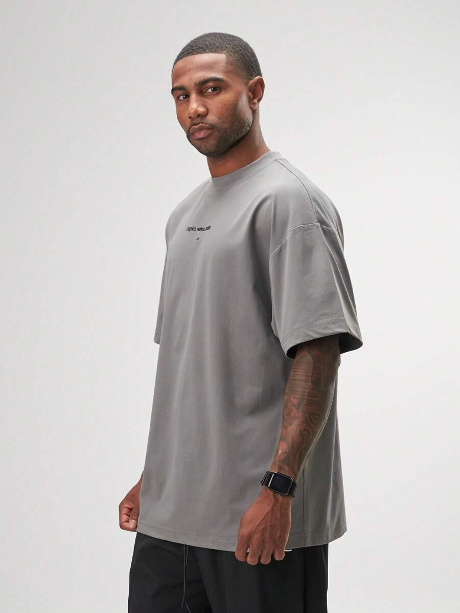 Aspire Oversized T-Shirt - Grau - Übersicht 1