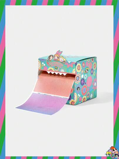 THE POWERPUFF GIRLS X SHEIN 可爱花卉图案便笺本