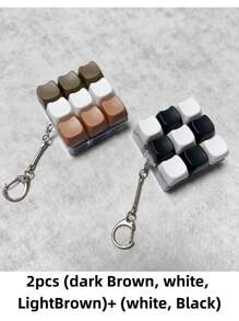 猫形钥匙扣减压玩具，机械键盘开关测试器，钥匙扣，桌面装饰，电话吊坠，创意新奇抗焦虑流行减压玩具