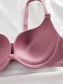 DesireSculpt 6pcs/Pack Women Casual Solid Color Detachable Shoulder Strap Soft Bow Cup Steel-Ring Support Lingerie Bra - Multicolor - View 6