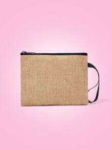 THE POWERPUFF GIRLS X SHEIN 花开、泡泡、毛茛图案拉链化妆包，时尚