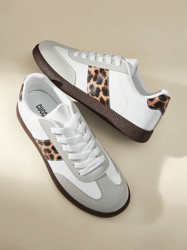 CUCCOO EASI 2025 Frühling Neue Vintage Stil Lässig Flache Lauf Sneaker für Damen