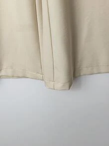 SHEIN Clasi Damen elegante Culotte mit dekorativen Knöpfen