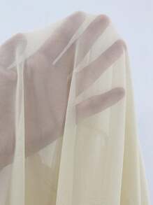 DAZY Cowl Neck Mesh Top Without Tube Top Going Out Tops Sheer Long Sleeve Women Tops,Fall Women Clothes - Beige - View 13