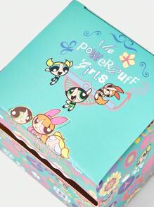 THE POWERPUFF GIRLS X SHEIN Cute Floral Pattern Memo Pad - Royal Blue - View 6