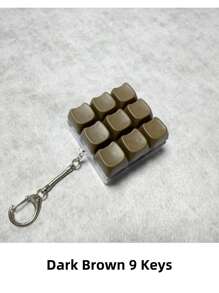 猫形钥匙扣减压玩具，机械键盘开关测试器，钥匙扣，桌面装饰，电话吊坠，创意新奇抗焦虑流行减压玩具